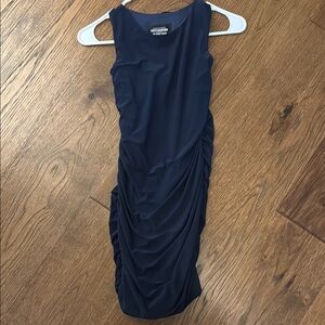 Un Deux Trois Nordstrom Navy Blue Sleeveless Dress Girls 10